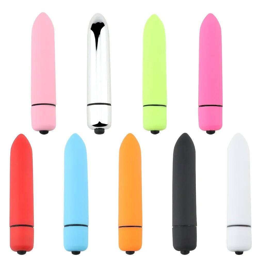 10-Speed Mini Bullet Vibrator: Vaginal Massage Dildo Sex Toy for Women,  Stick for Adult Games - Clitoris Stimulator, Erotic Product