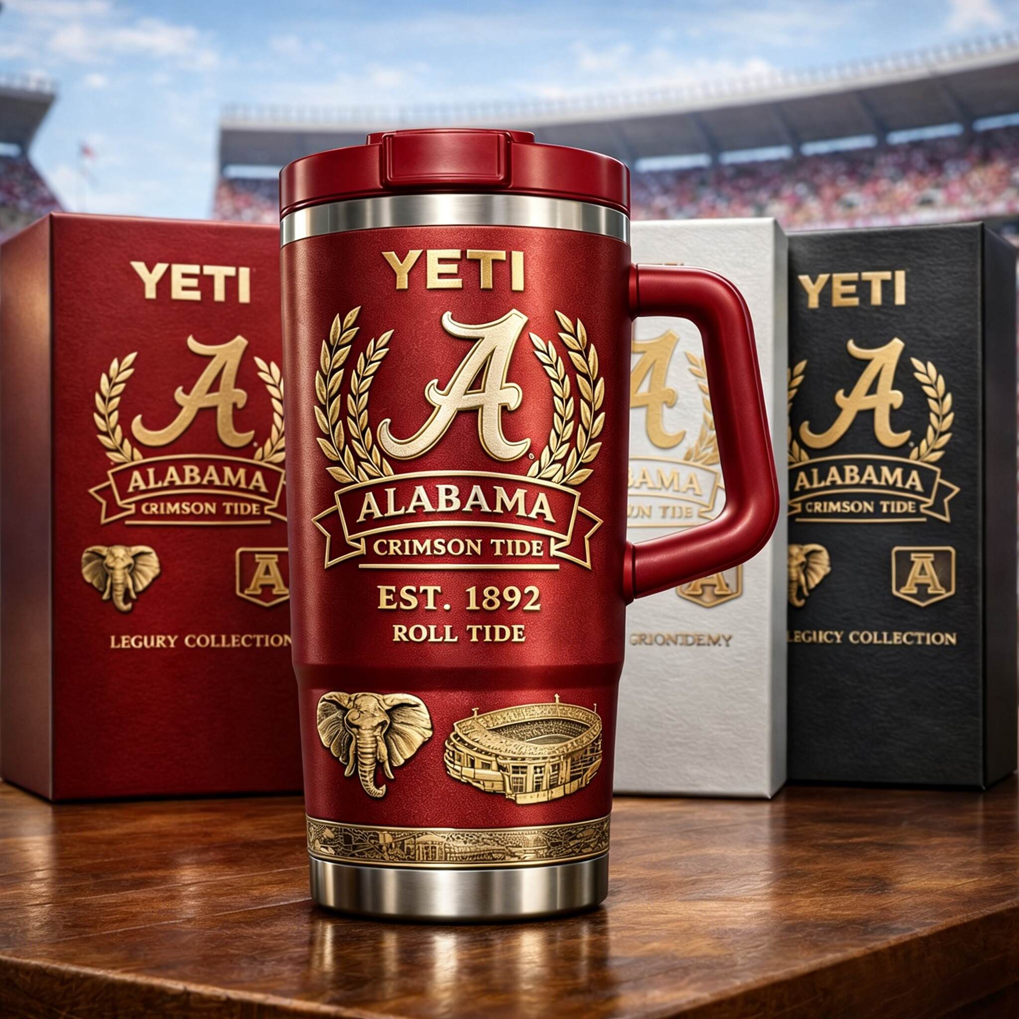 Alabama Crimson Tide Legacy Collection YETI Tumbler