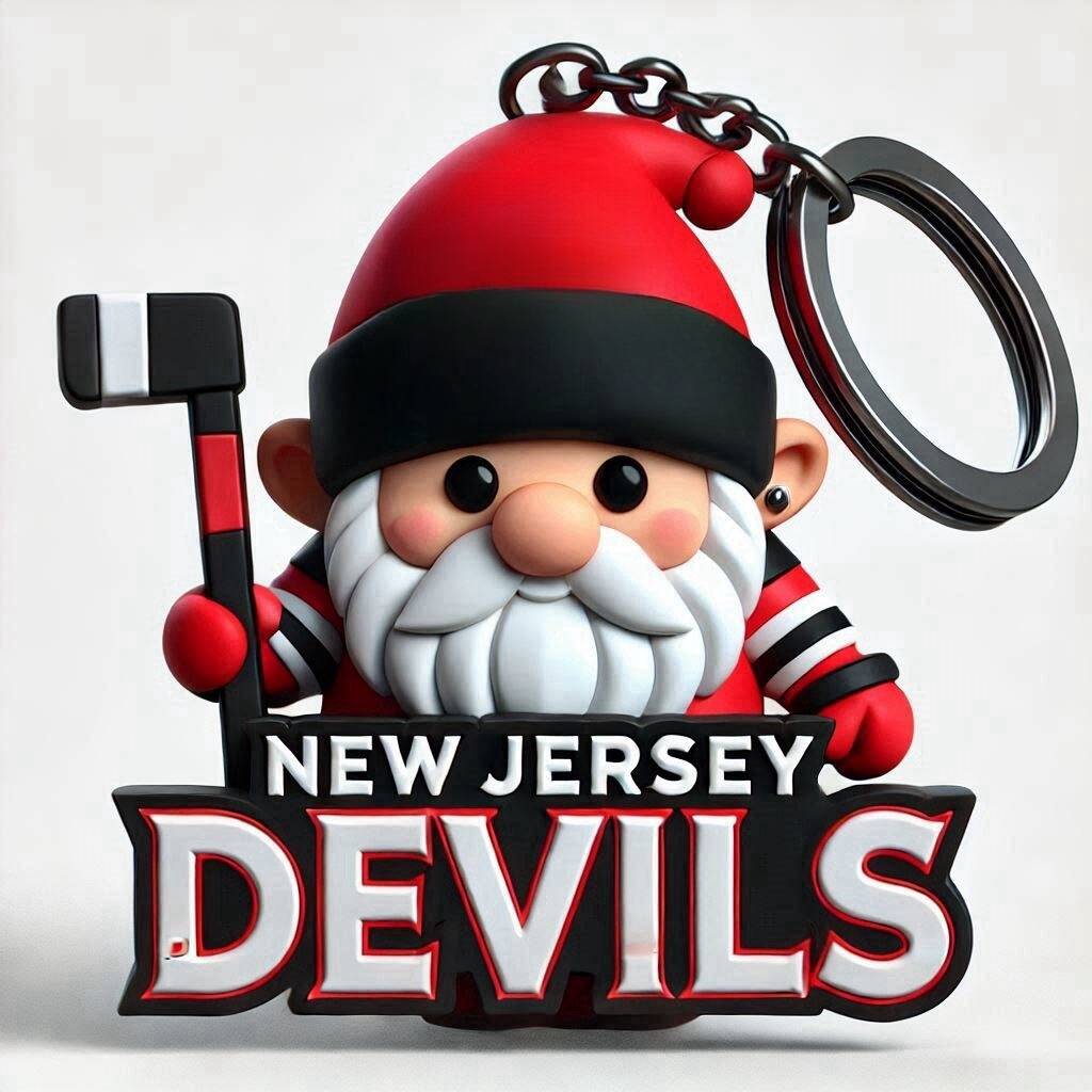 Hockey Gnome Keychain