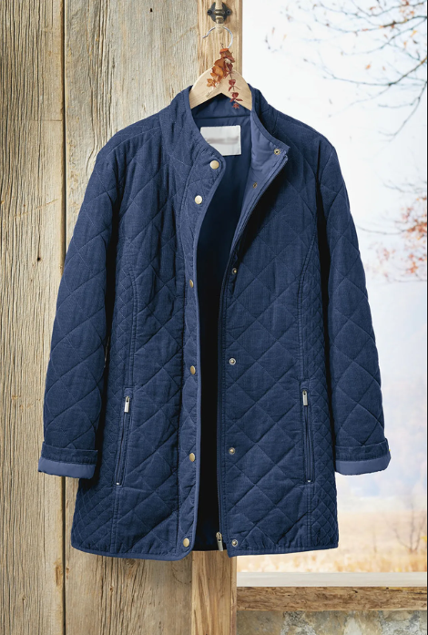 North Isles Quilted Cord Jacket