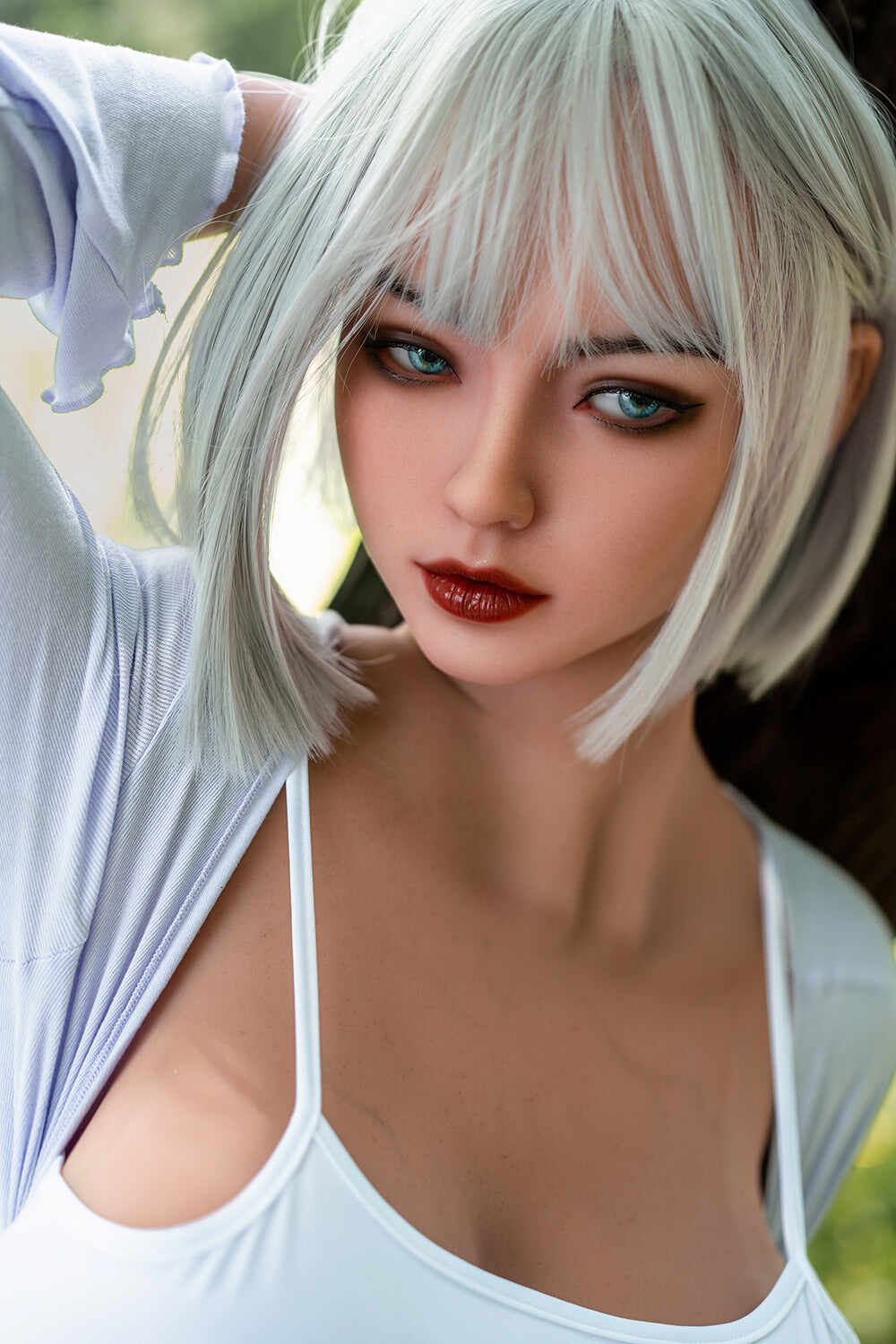 US Stock -  RIDMII Unique Design Danica 5ft28/ 161cm #468 Silicone Head TPE Body Realistic Adult Blowjob Sex Doll