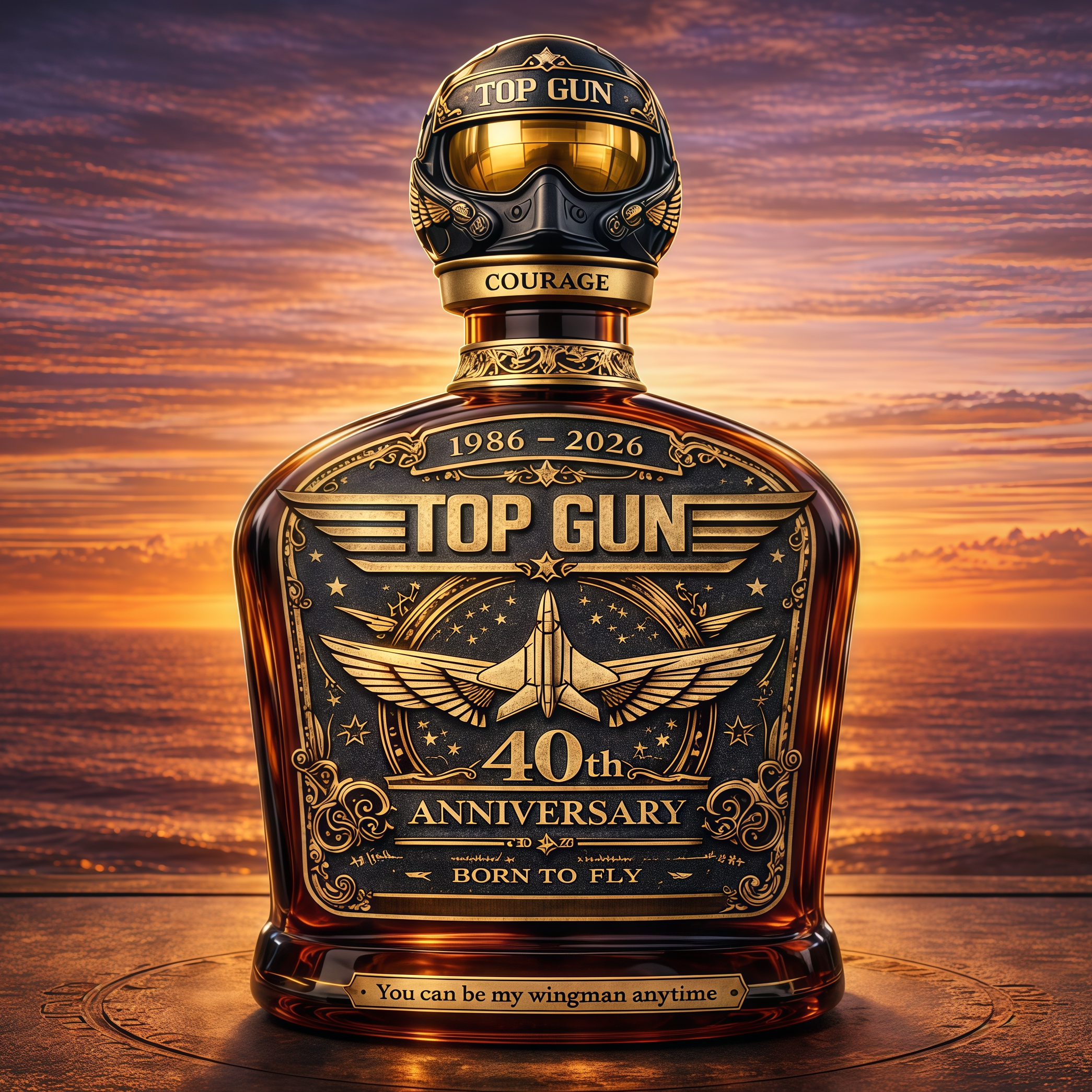 Top Gun Forty-Year Anniversary Bottle