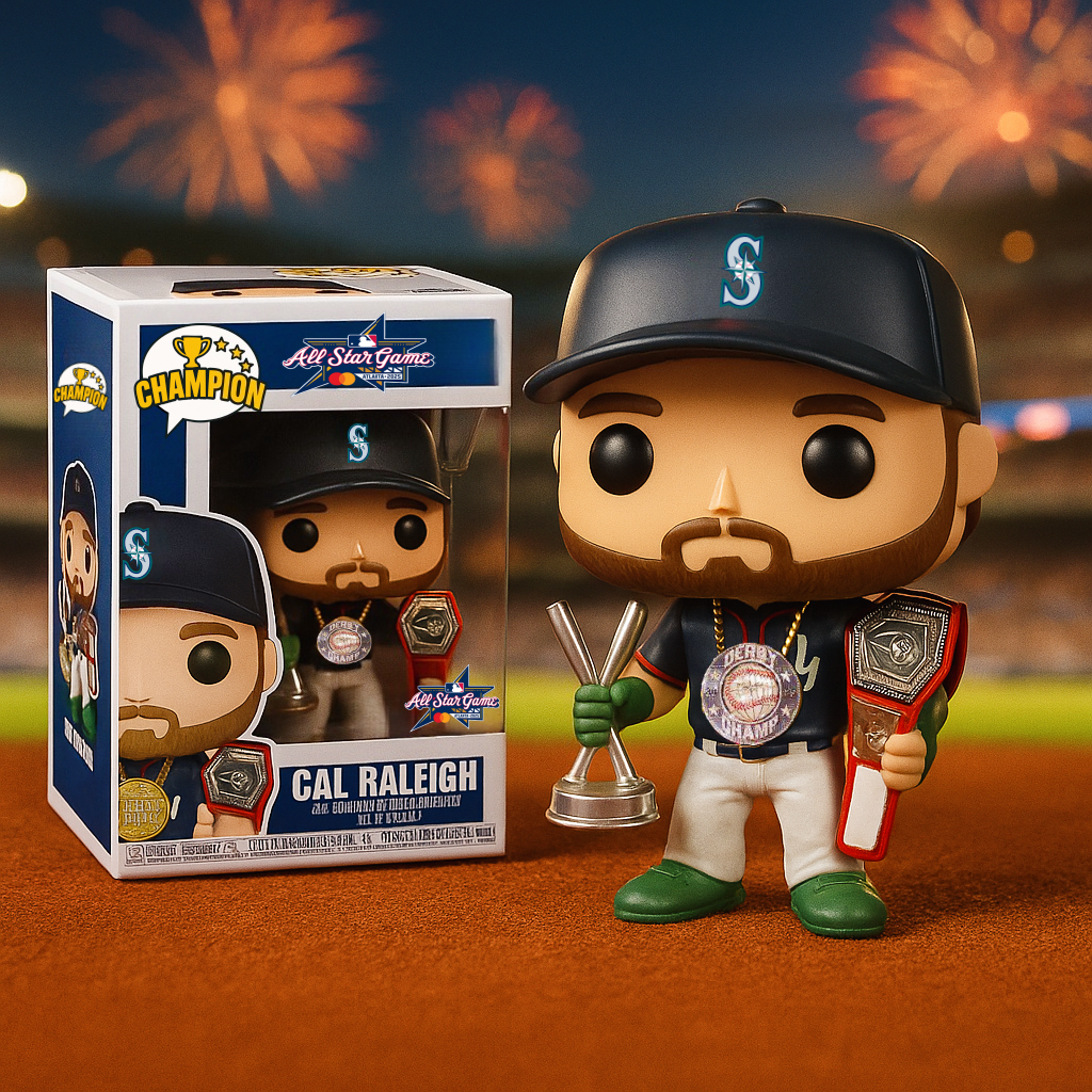2025 Home Run Derby Champion Cal Raleigh POP Figure!