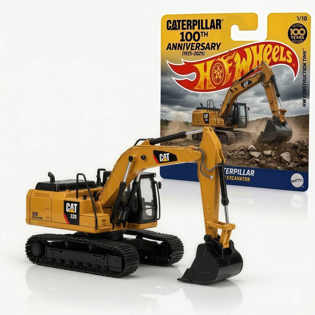 Hot Wheels Caterpillar 100th Anniversary D9 Bulldozer
