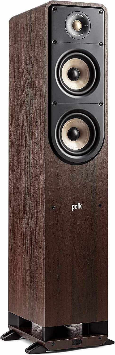 Polk Audio Signature Elite ES20 Bookshelf Speaker - Hi-Res Audio Certified,Dolby Atmos & DTS:X Compatible, 1