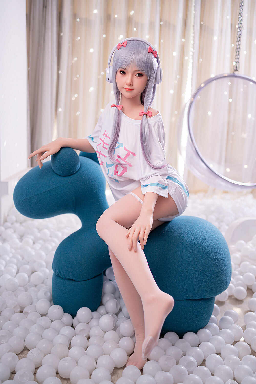 Corrinne 5ft18 / 158cm #30 Head Full Silicone Small Breasts Cute Custom Sex Doll