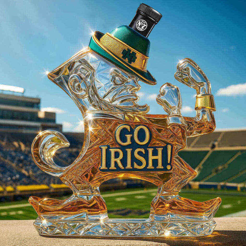 Notre Dame Fighting Irish Whiskey bottle