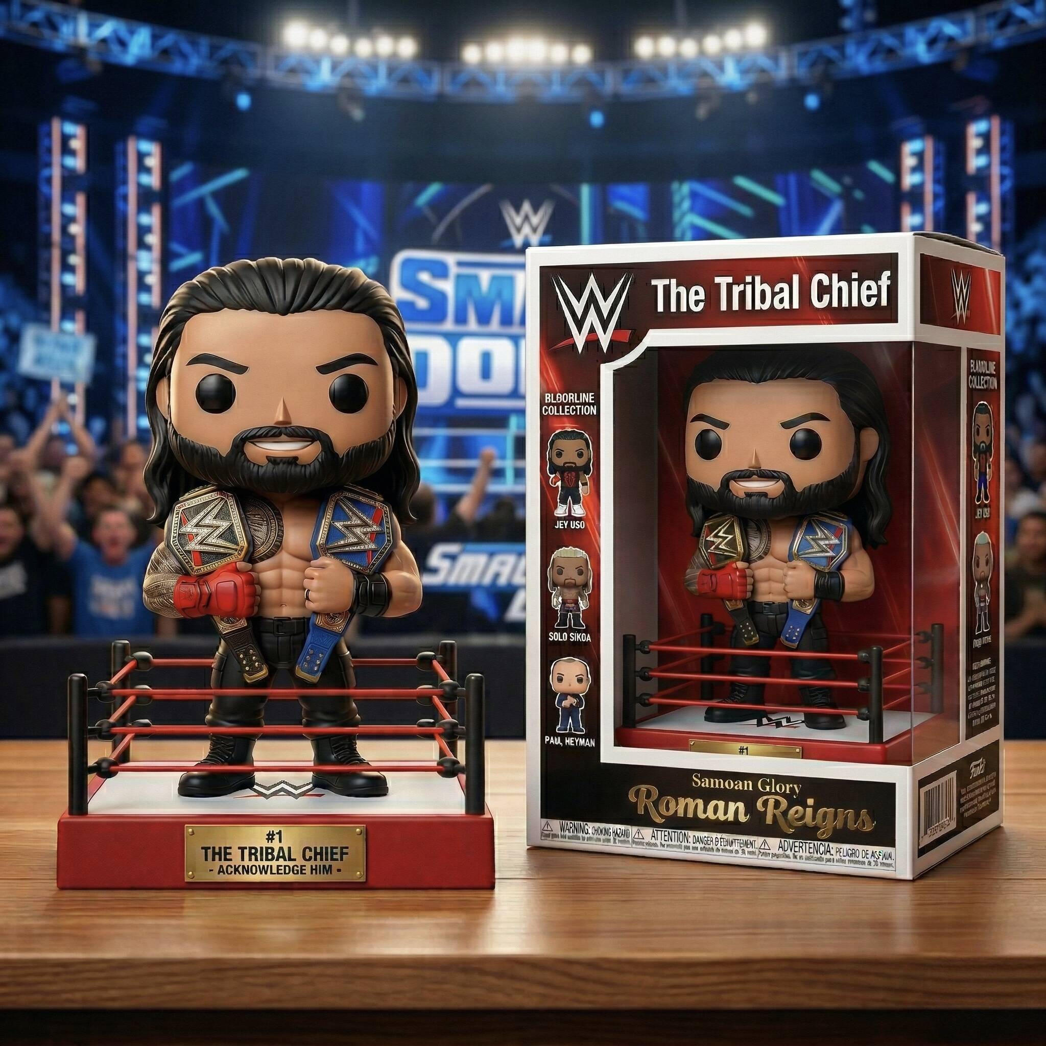 Samoan Glory Roman Reigns The Tribal Chief Collector's Edition Funko Pop!