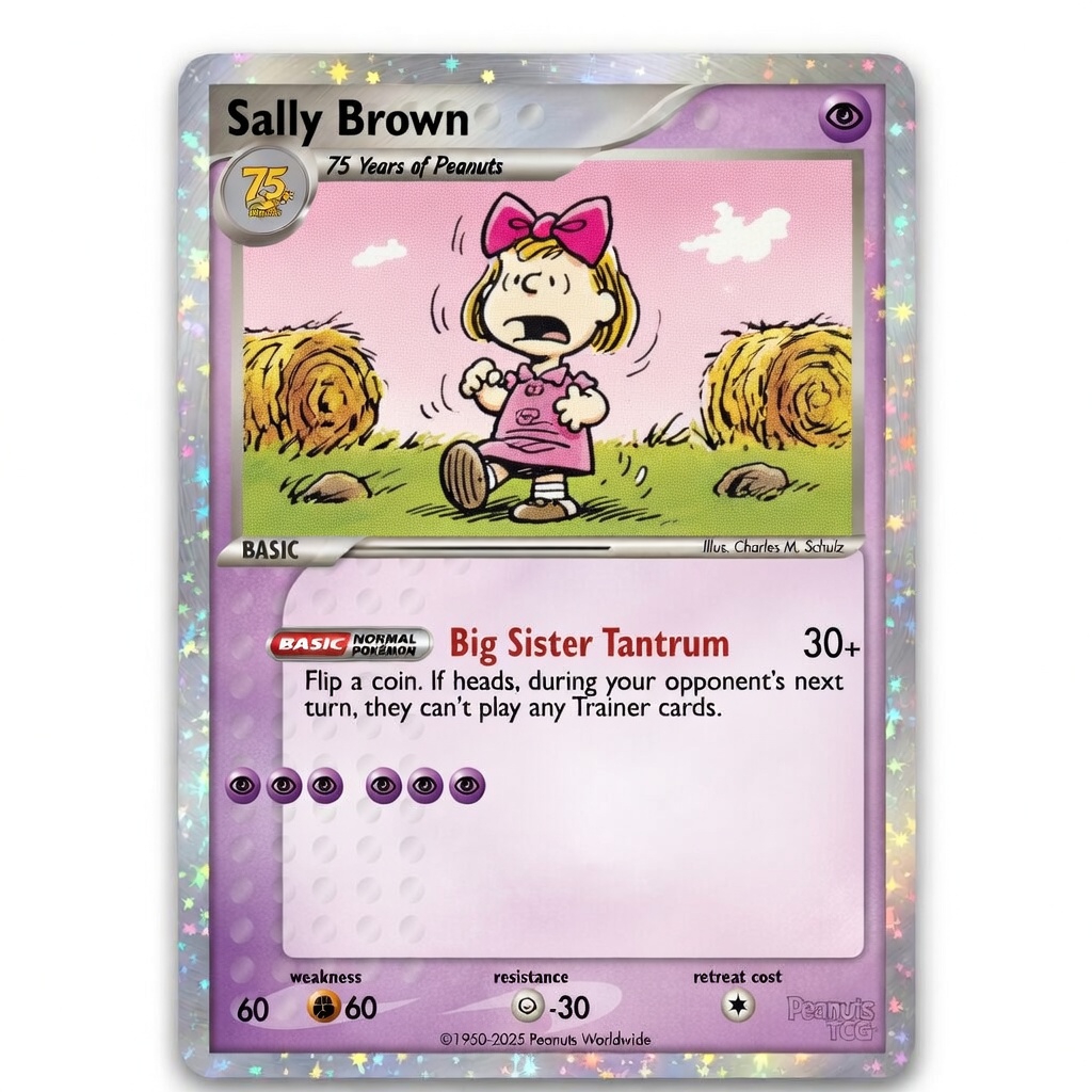 🎴 Peanuts 75th Anniversary Collector’s TCG Card Set