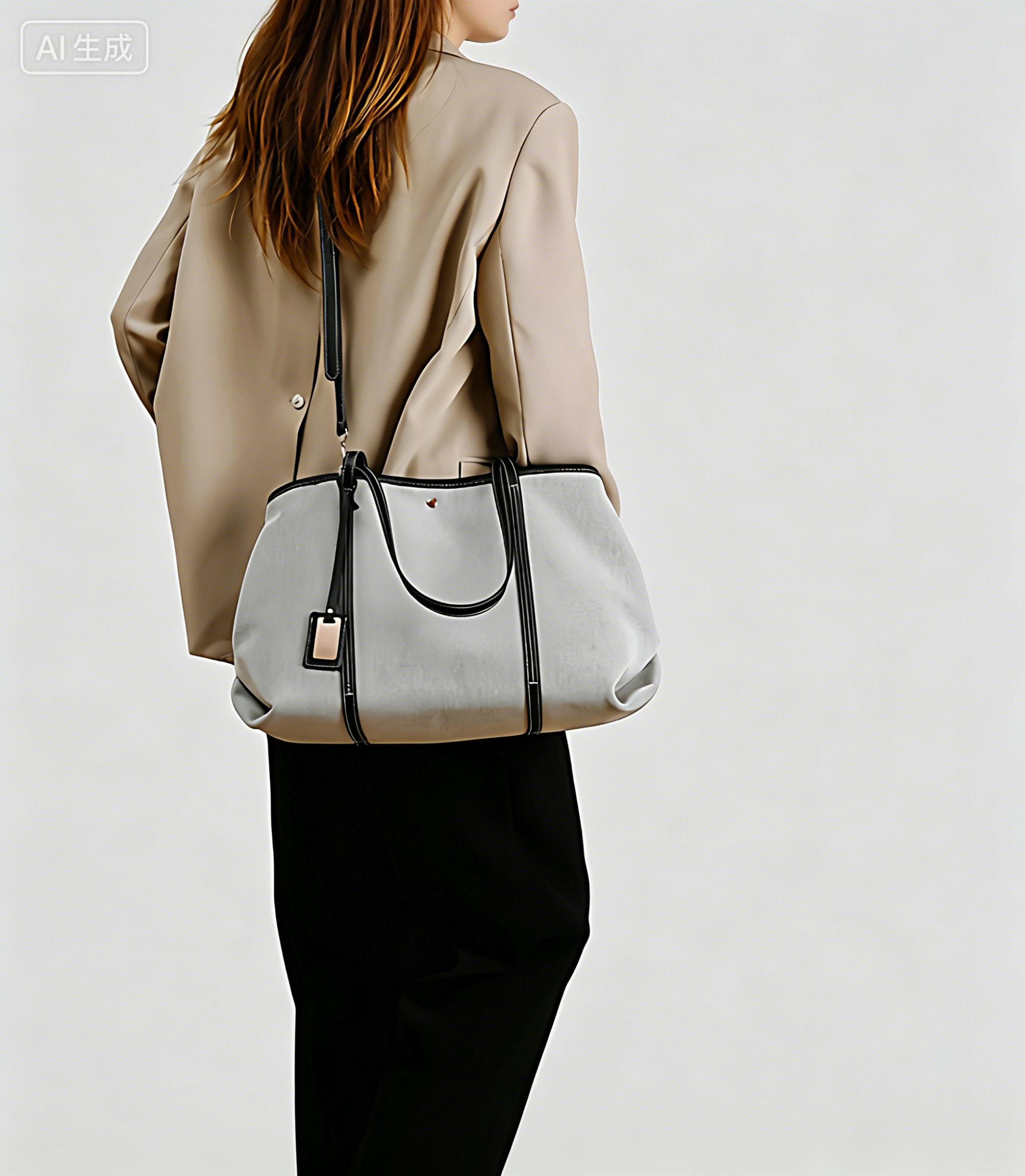 Fashionable women handbag with classic design