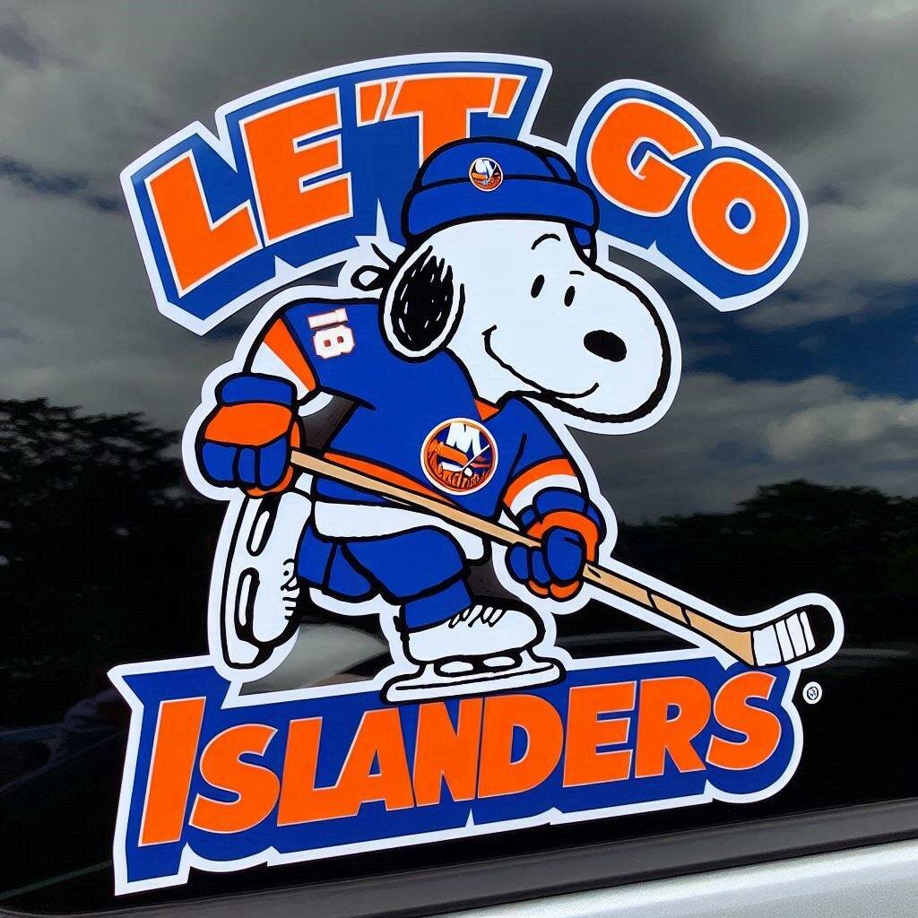 Snoopy NHL Car Decal
