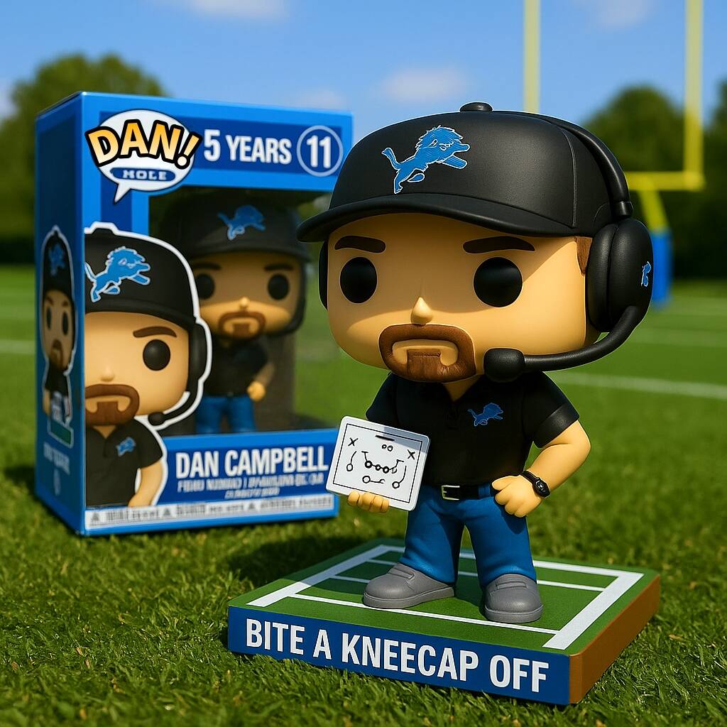 Dan Campbell 5th Anniversary Pop! Figure