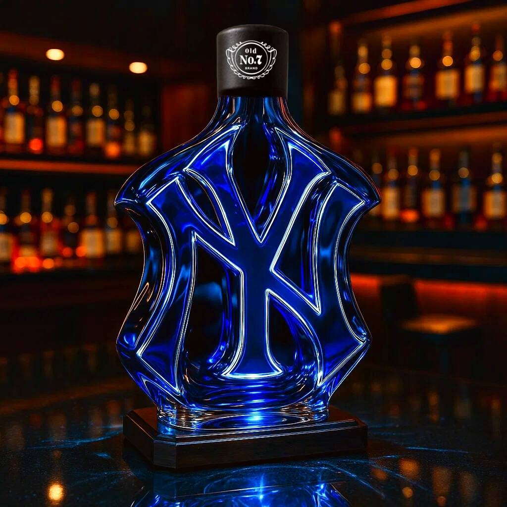 New York Yankees Whiskey Bottle