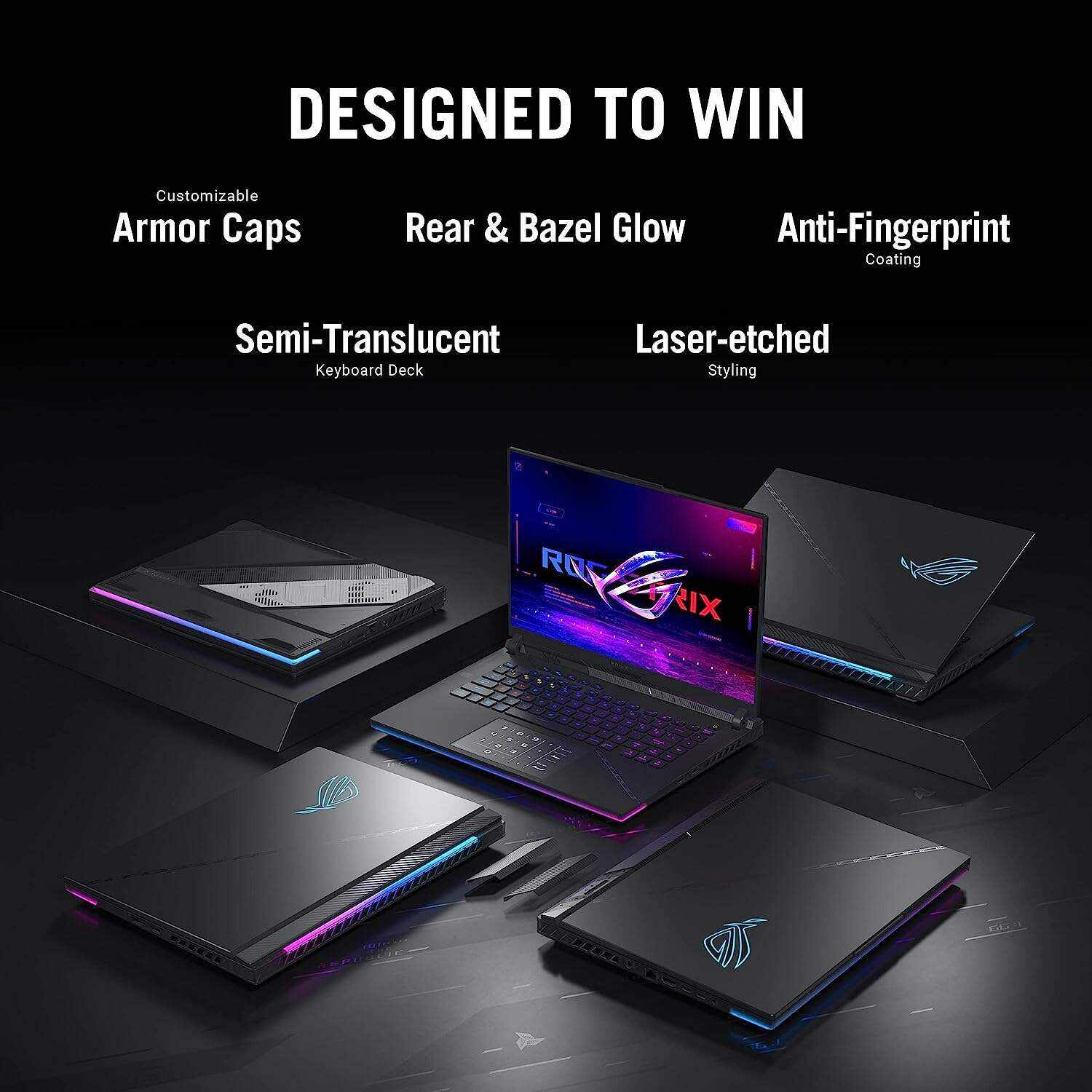 ASUS ROG Strix Scar 16 (2023) Gaming Laptop, 16” Nebula HDR QHD 240Hz/3ms, 1100 nits, Mini LED, GeForce RTX 4090, Intel Core i9-13980HX, 32GB DDR5, 2TB PCIe, Wi-Fi 6E, Windows 11 Pro,Off Black