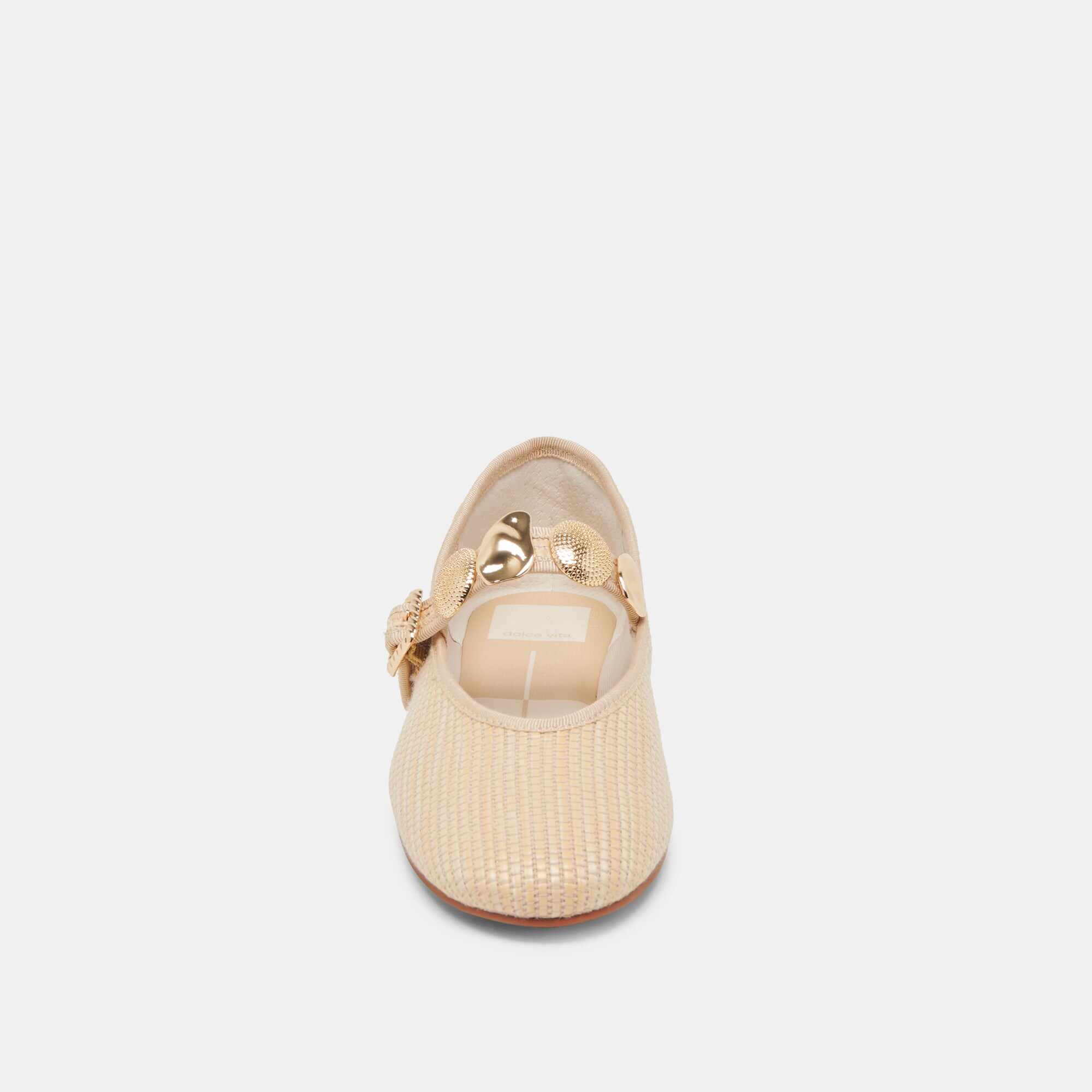 RELAN BALLET FLATS LT NATURAL RAFFIA