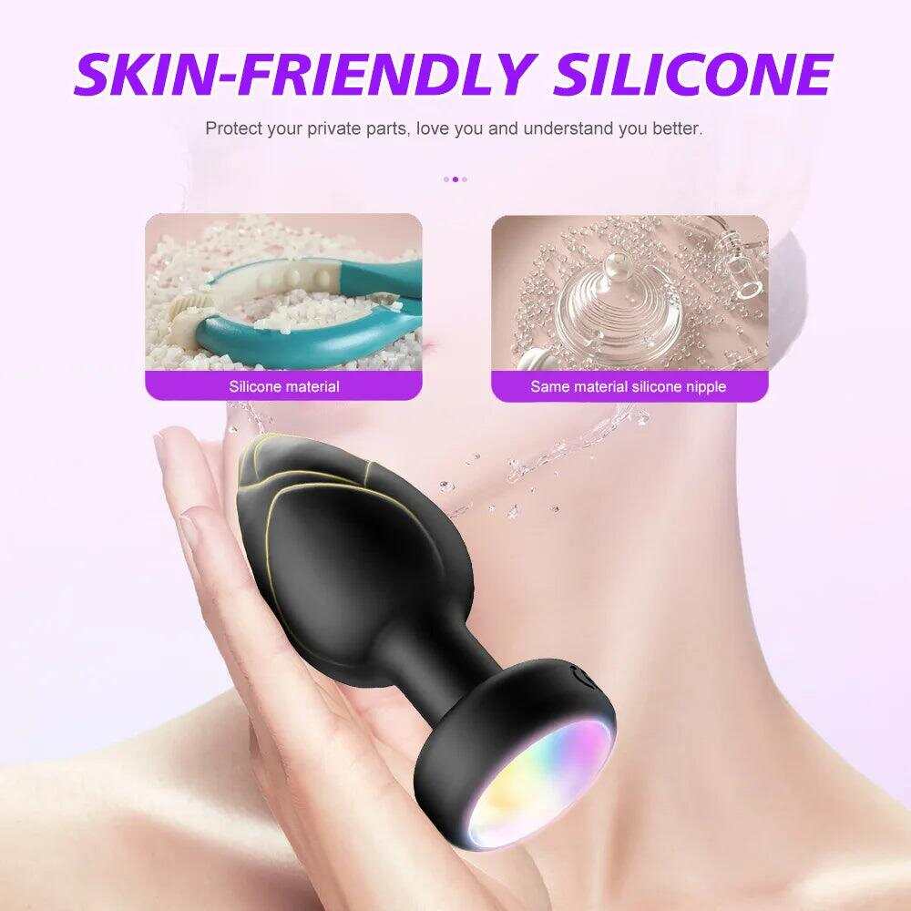 Wireless Remote-Controlled Anal Plug – 10-Speed Vibrating Prostate Massager
