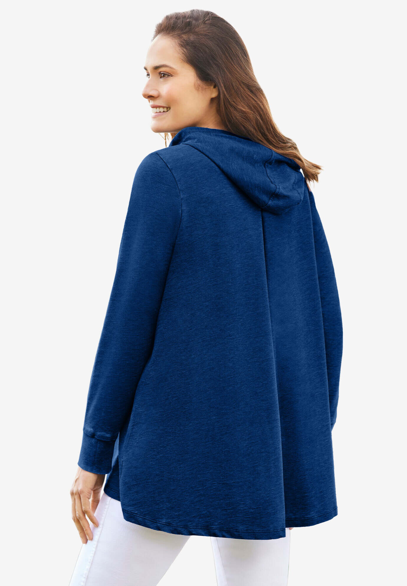 Cloud Bliss Pleat-Back Swing Sweatshirt