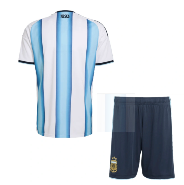 2026 Argentina World cup Home Soccer Shirt Kit jersey+Shorts