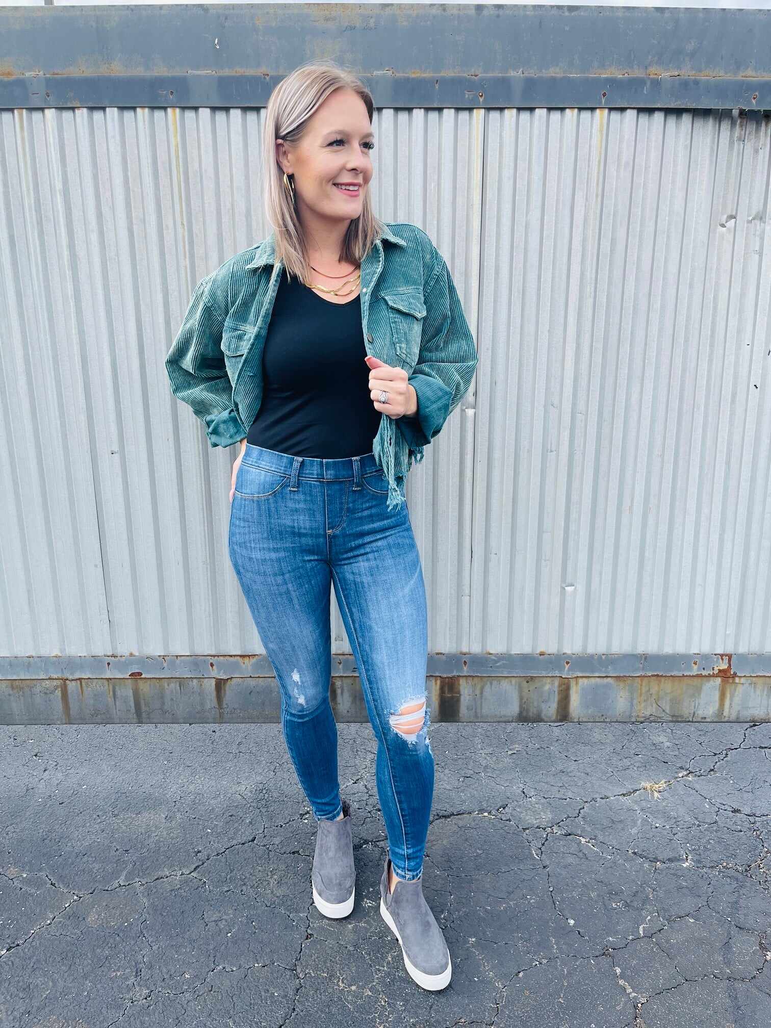 Plus/Reg AH, Push It Pull On Skinny Jeans