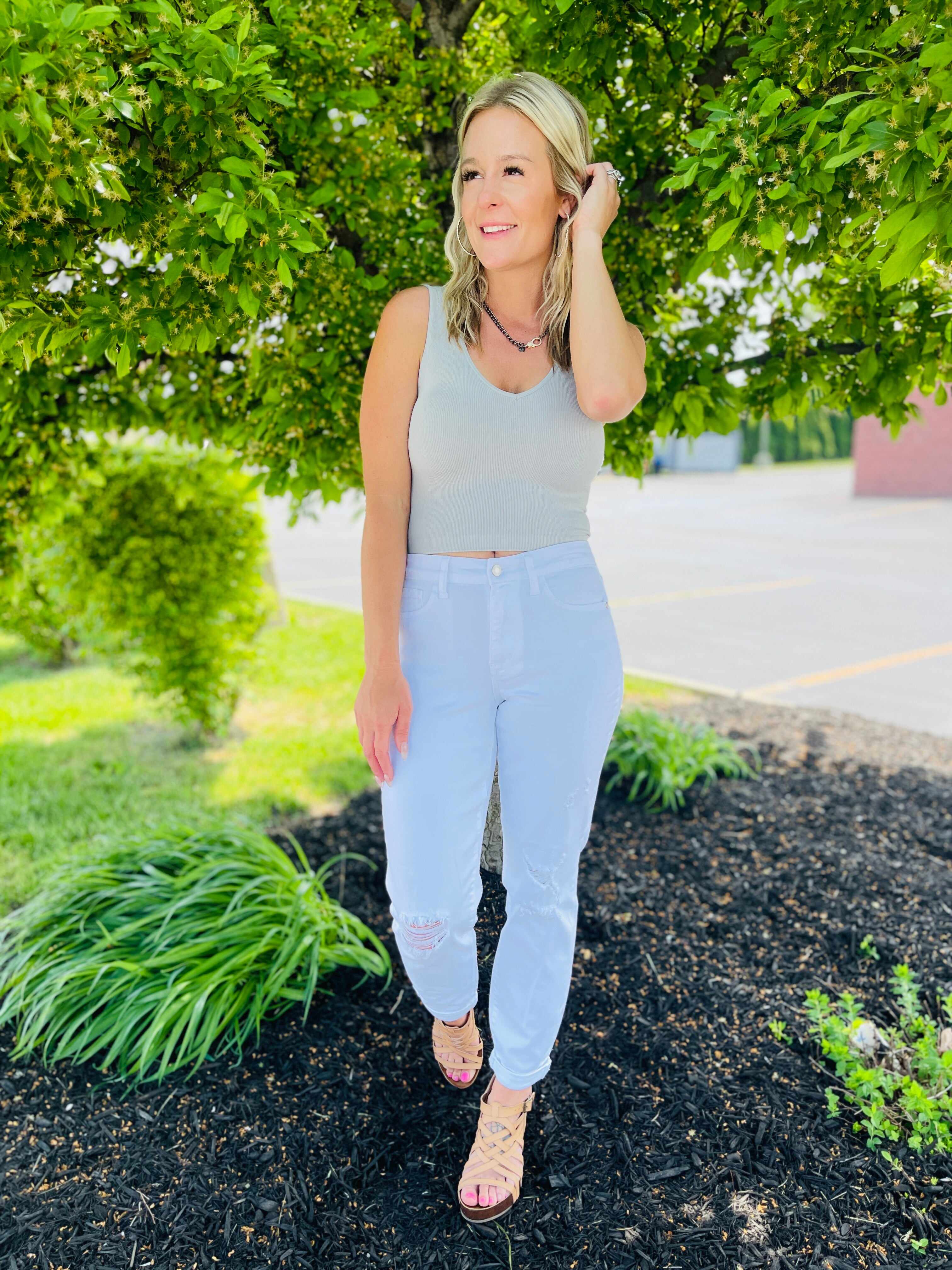 PLUS/REG Break The Ice Boyfriend Jeans
