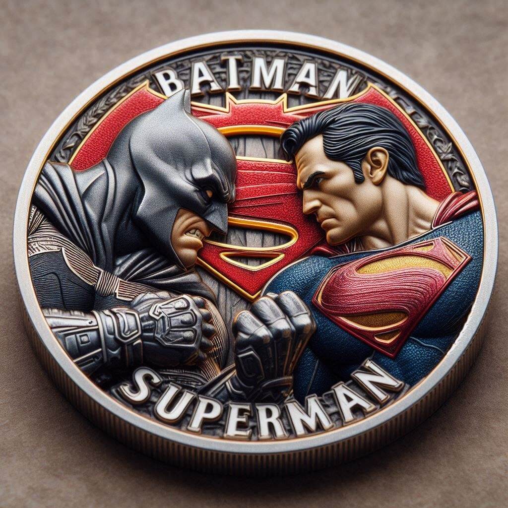 BATMAN VS SUPERMAN COIN
