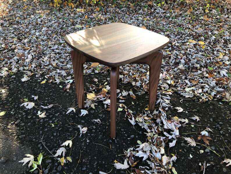 Side Table , Mid Century Modern , Walnut , End Table , Midcentury , Danish Modern