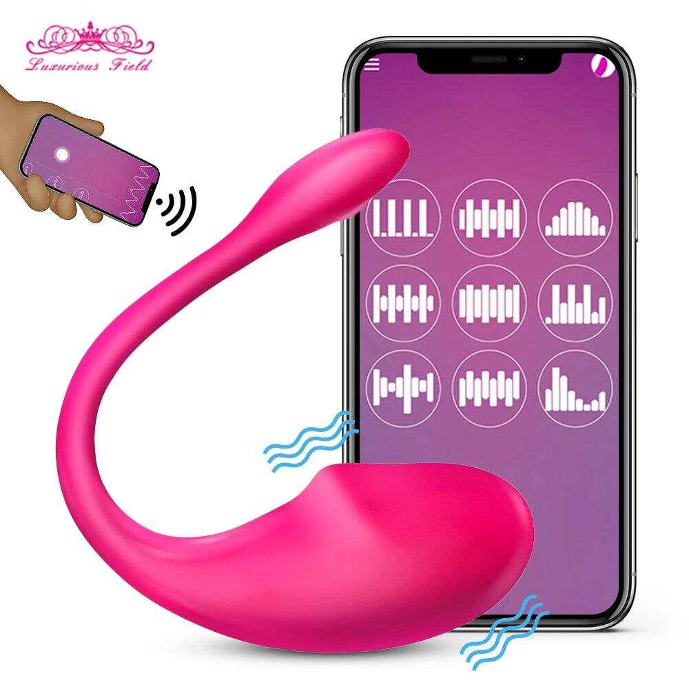 Wireless Bluetooth G-Spot Vibrator – App-Controlled Wearable Clit Egg for Panty Play