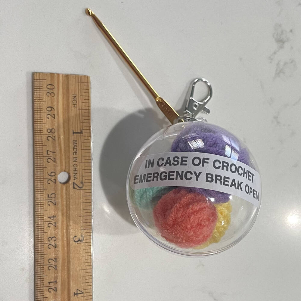 Crochet Emergency Keychain