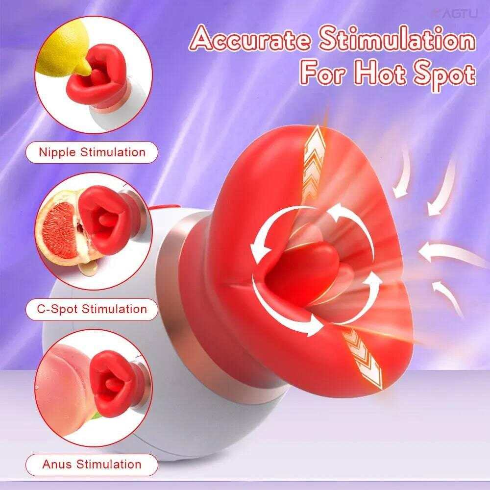 PASSION PULSE ADULT 3-in-1 Rose Vibrator