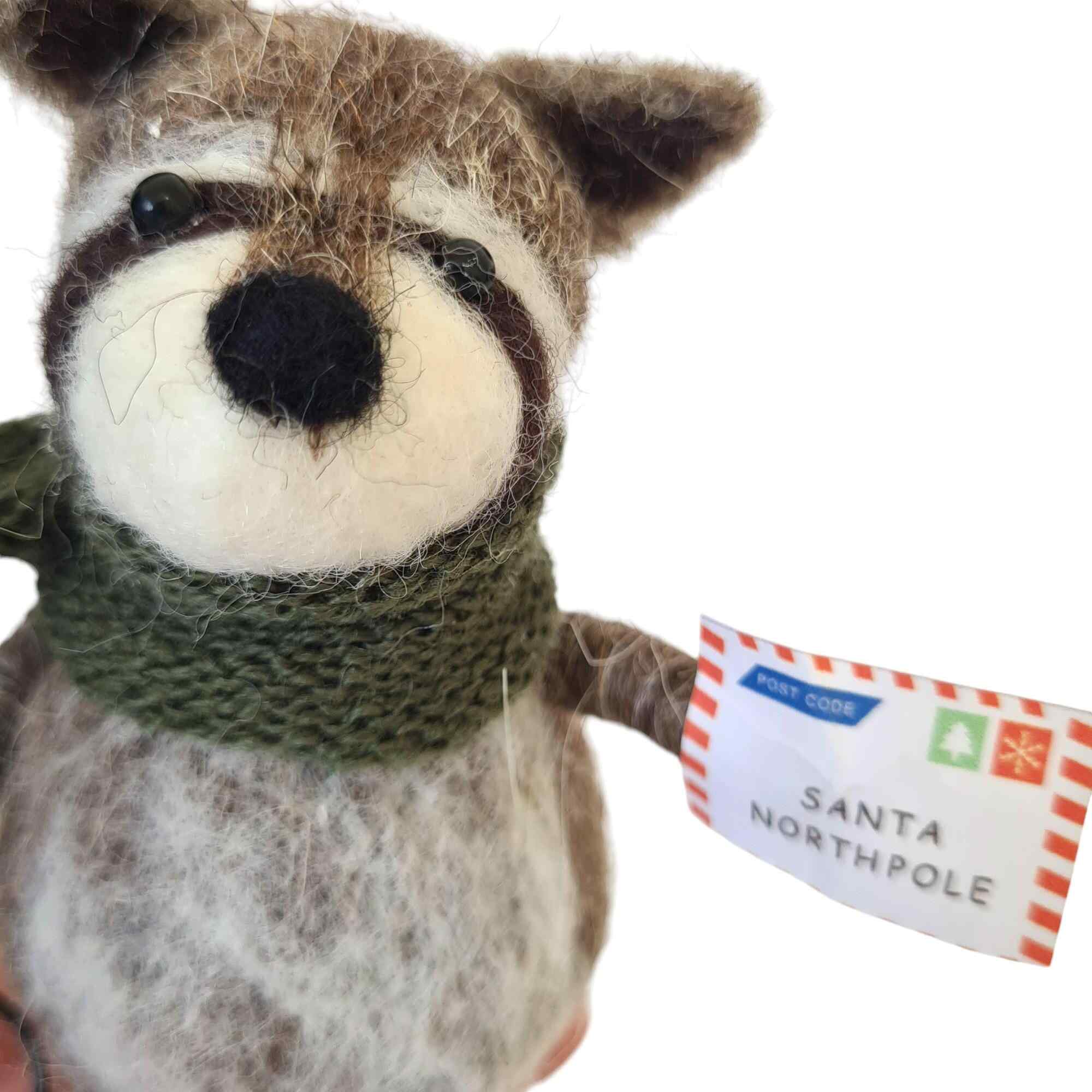 🦝Lucas Racoon Letter to Santa Ornament