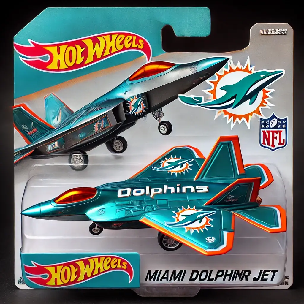 Hot Wheels x NFL F-22 Fighter