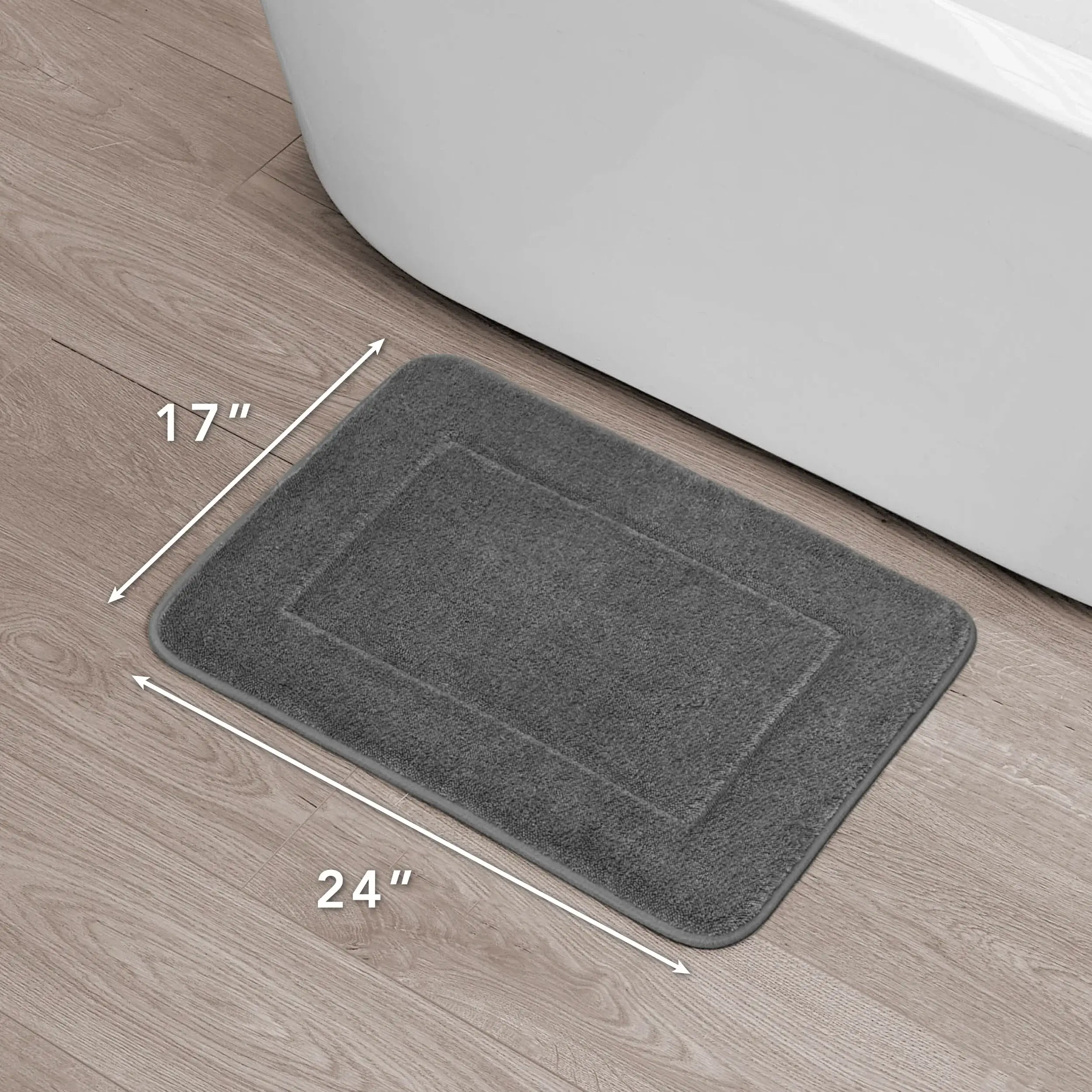 Oliver Brown Terry Memory Foam Bath Mat