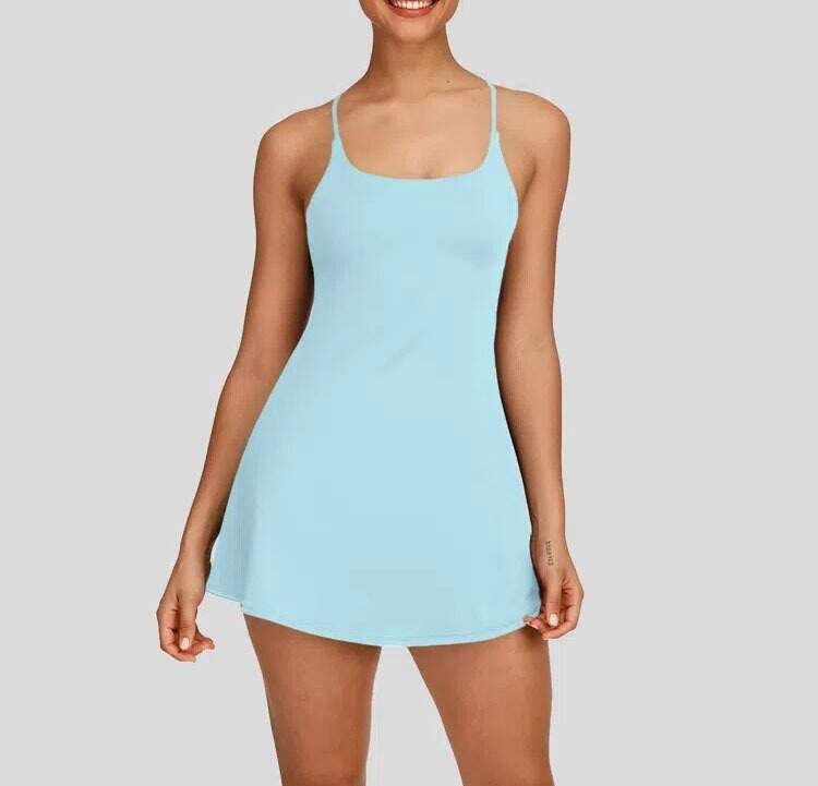 🔥 Last Day For Clearance ! Softlyzero Plush Backless Active Dress-Easy Peezy