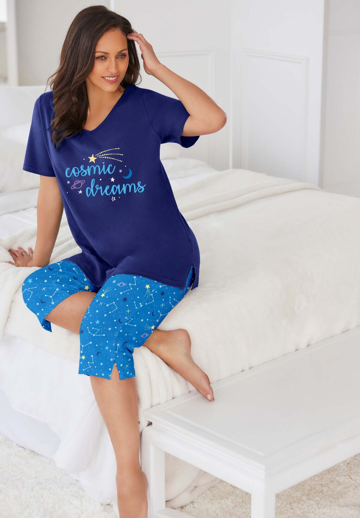 2-Piece Capri PJ Set
