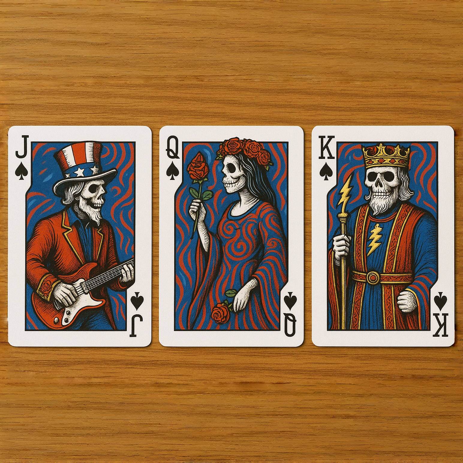 Grateful Dead 60th Anniversary Playing Cards