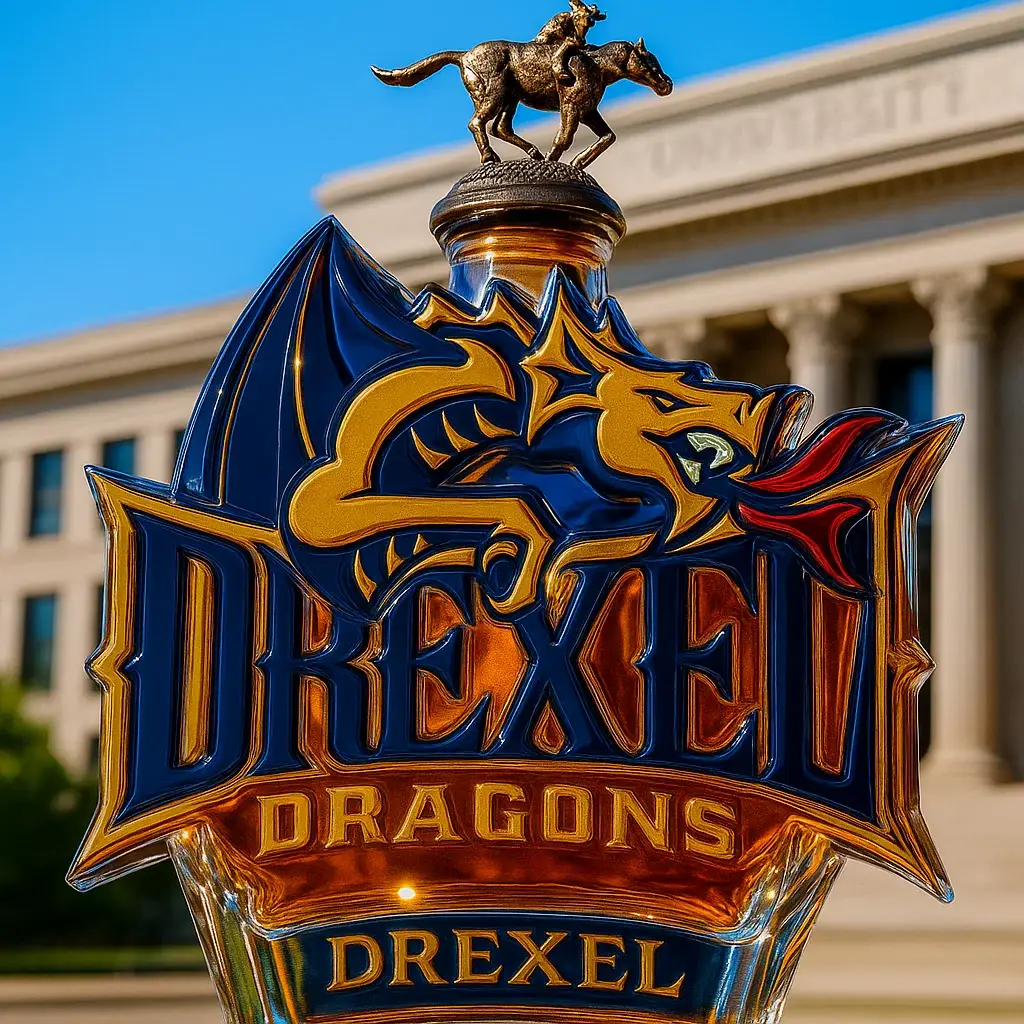 Drexel Dragons Whisky Bottle