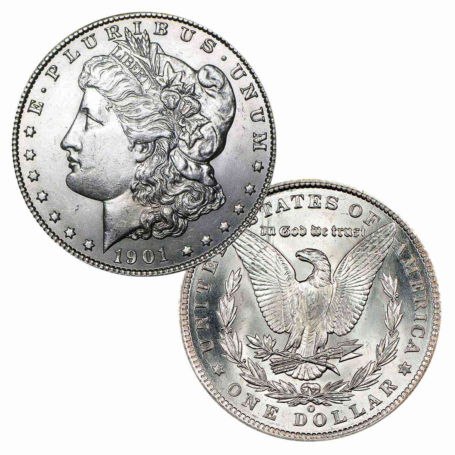 1901 O Morgan Commemorative Silver Dollar Brilliant Uncirculated (BU)