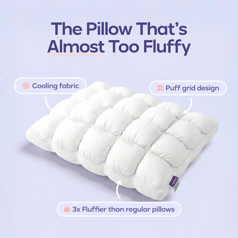 🔥Hot Sale 69% OFF✨Puff Pillow Ice Silk Bed Pillow