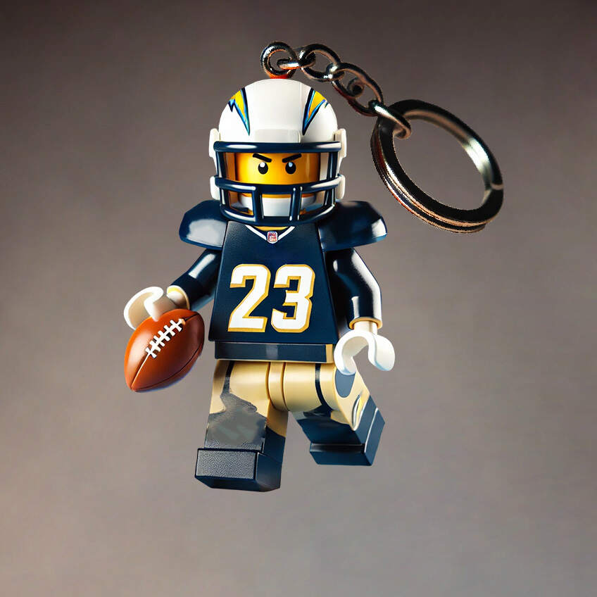 Football Team Building Set Kit Keychain