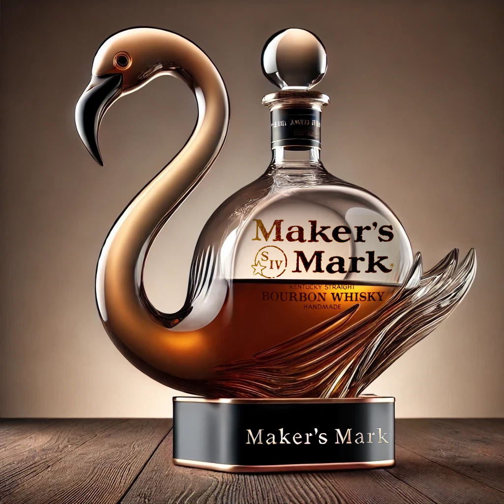 Luxurious Whisky Flamingo Bottle