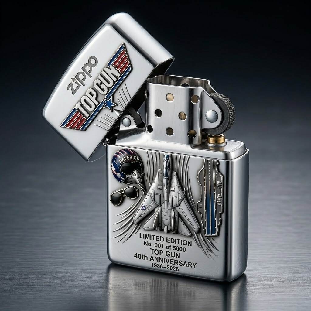 Top Gun 40th Anniversary Zippo