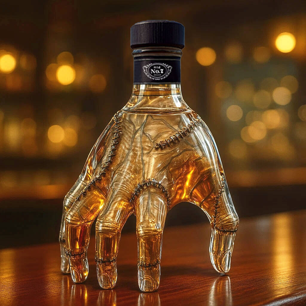 Wednesday Thing Whiskey bottle