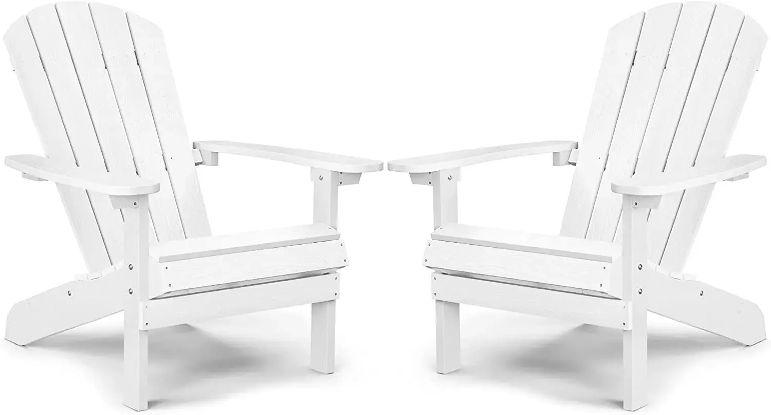 Adirondack Chair ,Patio Chairs 5 Steps Easy Installation,Widely Used in Outdoor, Fire Pit, Deck, Outside, Garden, Campfire Chairs