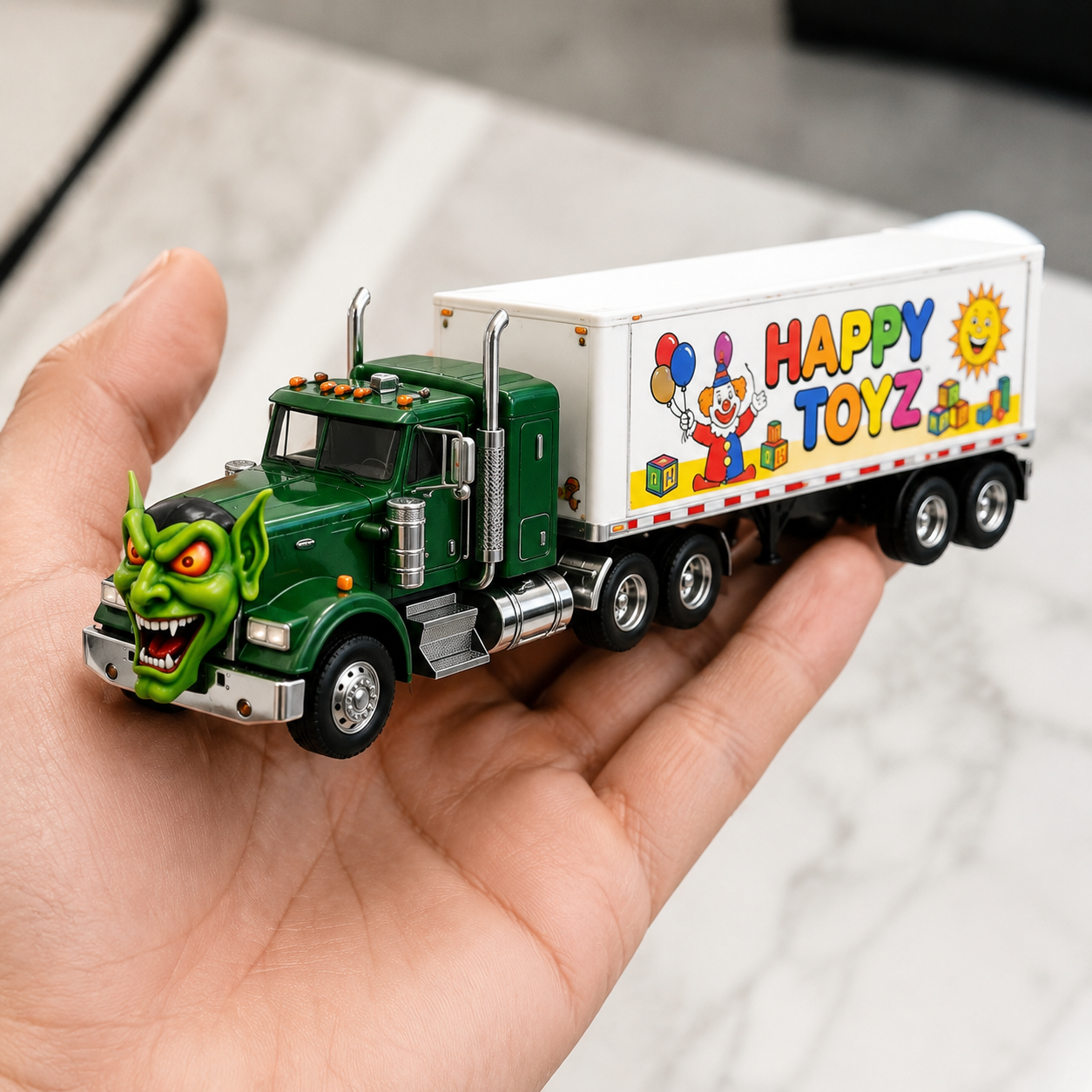Hot Wheels Maximum Overdrive 40th Anniversary Edition Green Goblin Truck