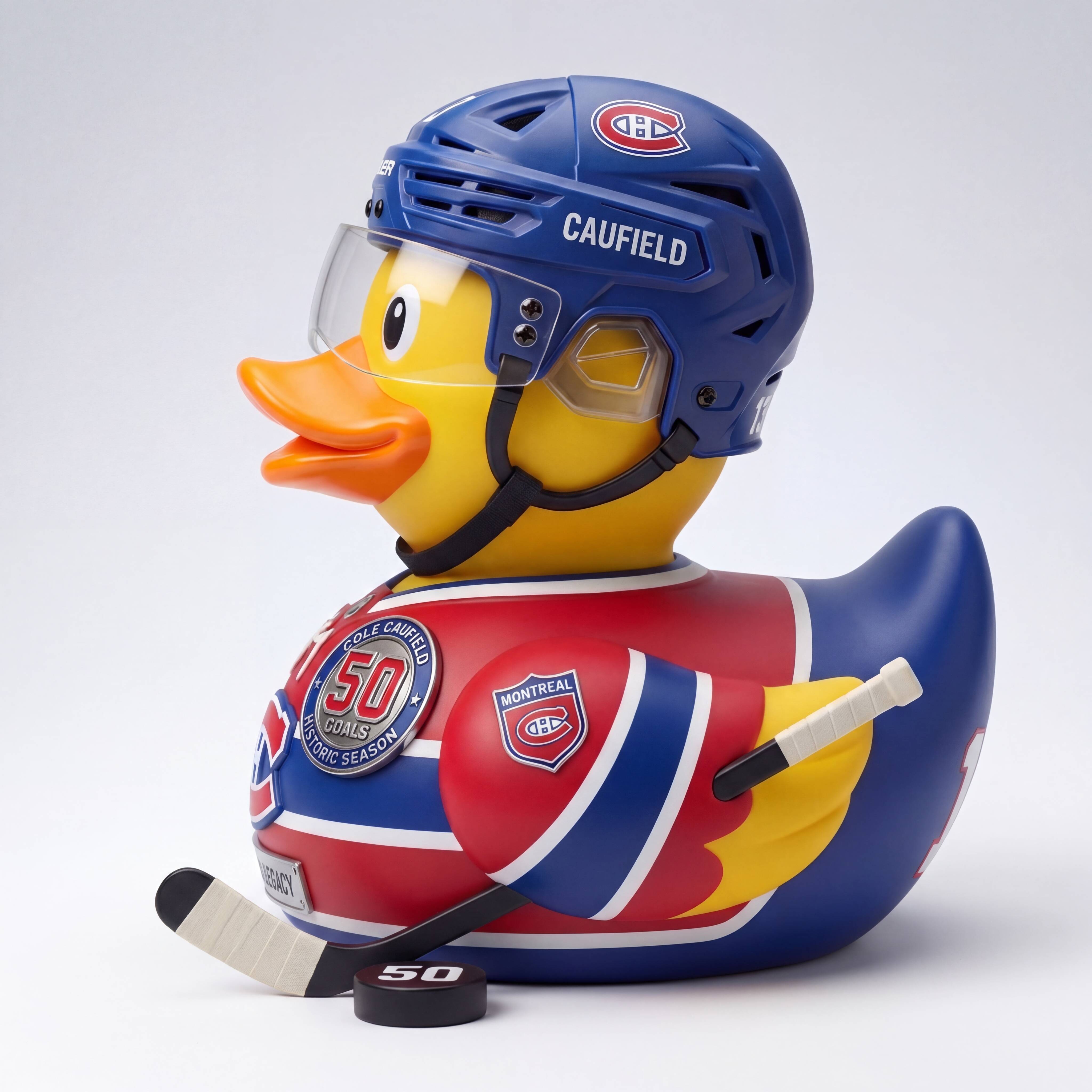 Cole Caufield: 50 Goals Historic Season Duck