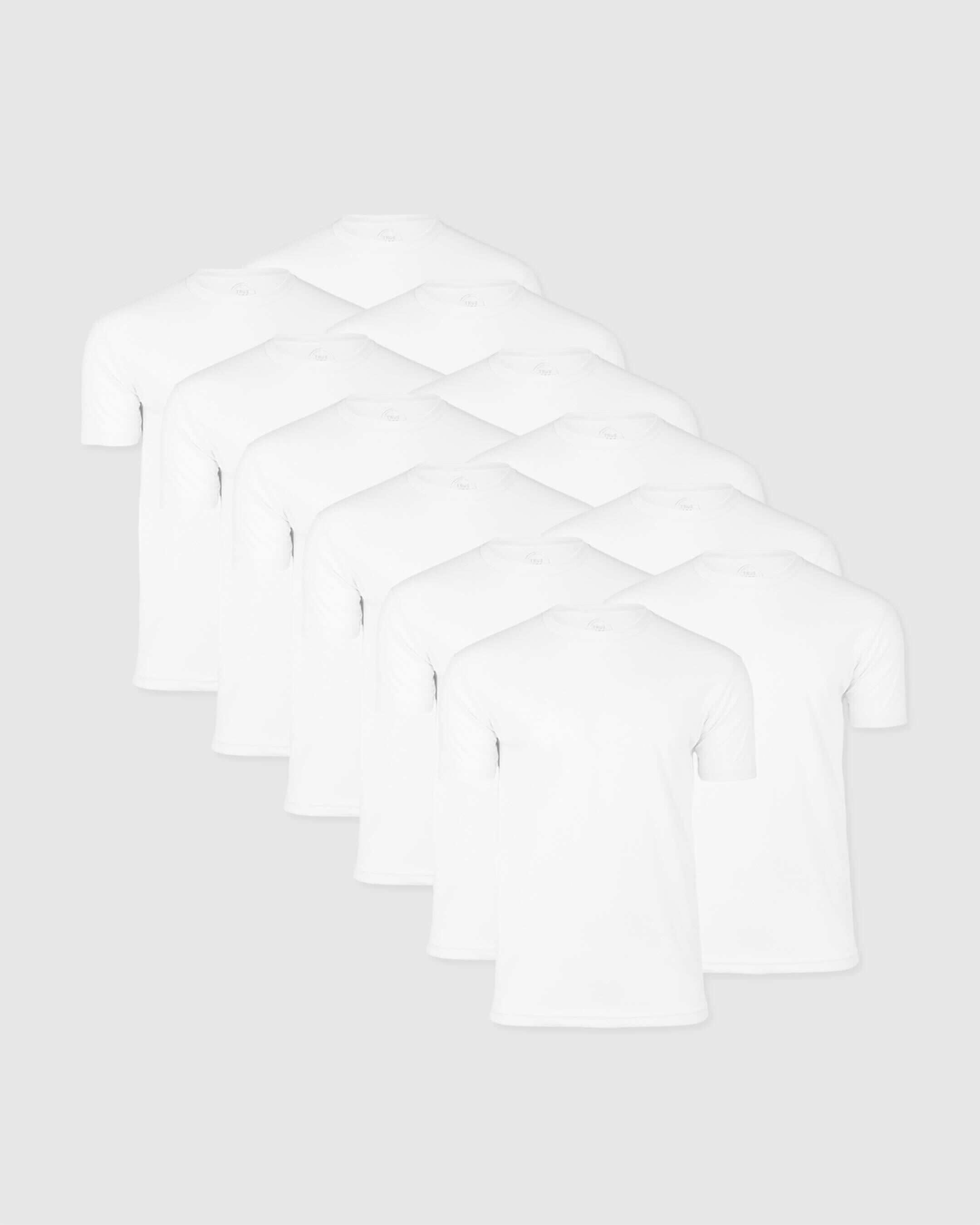 White Classic Crew Neck 12-Pack