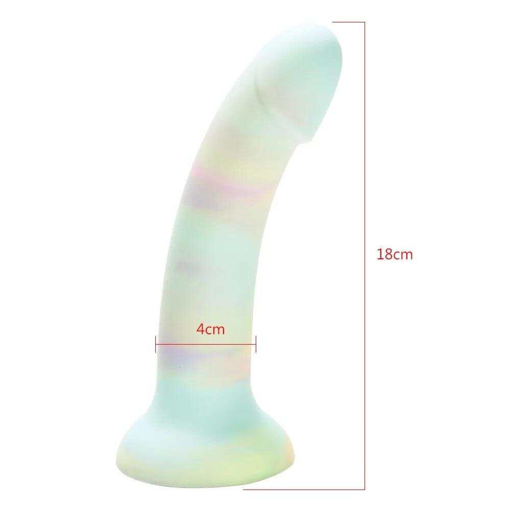 Realistic Liquid Silicone Dildo – Pink G-Spot and Anal Masturbator with Suction Cup