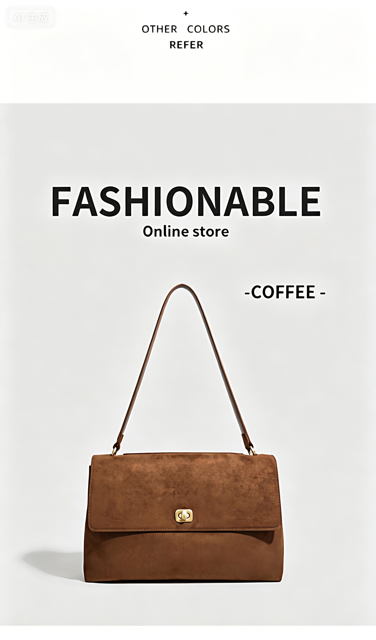Fashionable womenbag with cowhide leather