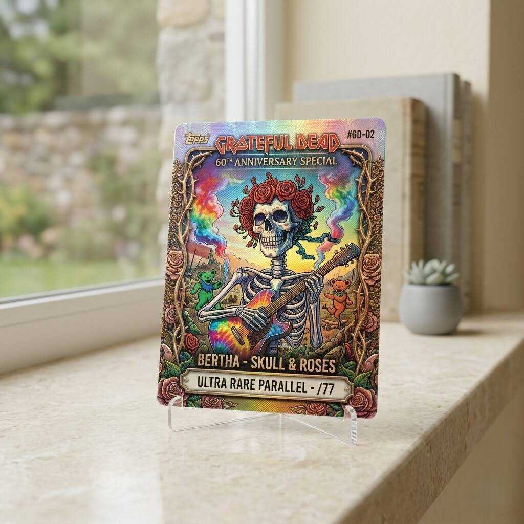 🎶Greatful Dead 60th Anniversary Blind Card