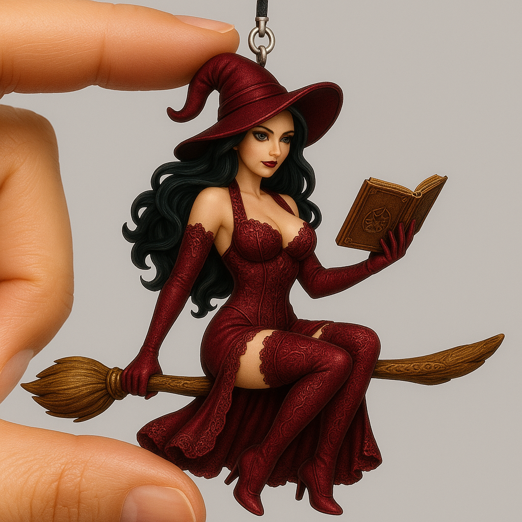 Mystic Witch Broom - Riding Ornament